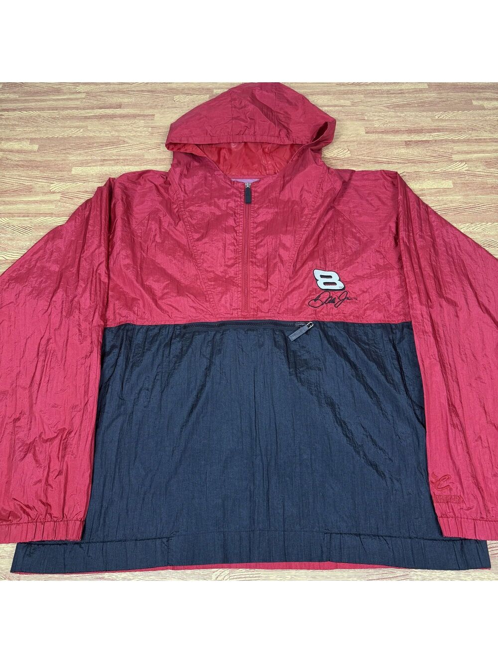 Vintage NASCAR Dale Earnhardt Jr 8 Windbreaker Jacket XL Chase Authentics